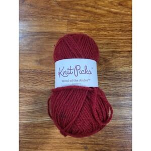 Knit Picks Wool Of The Andes Cranberry 100% Wool